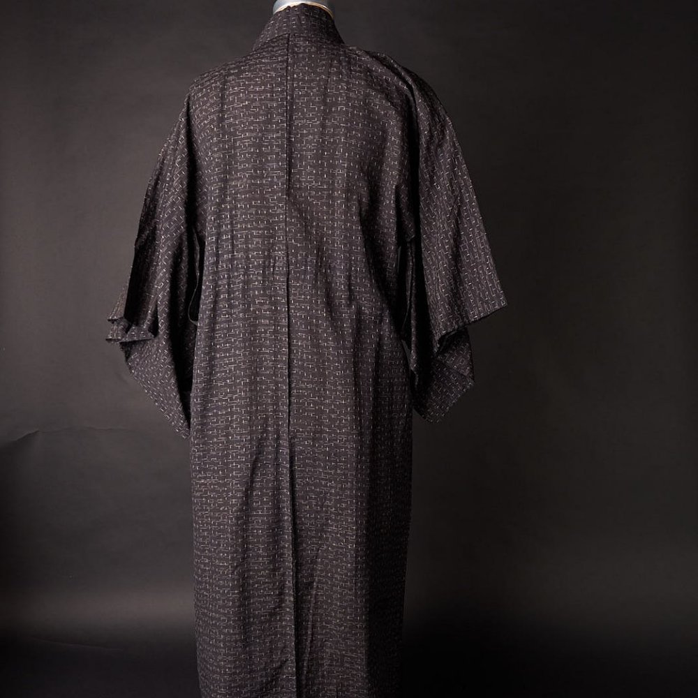 1960s Mens Japanese Yukata Kimono